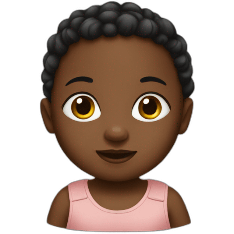 Black baby emoji