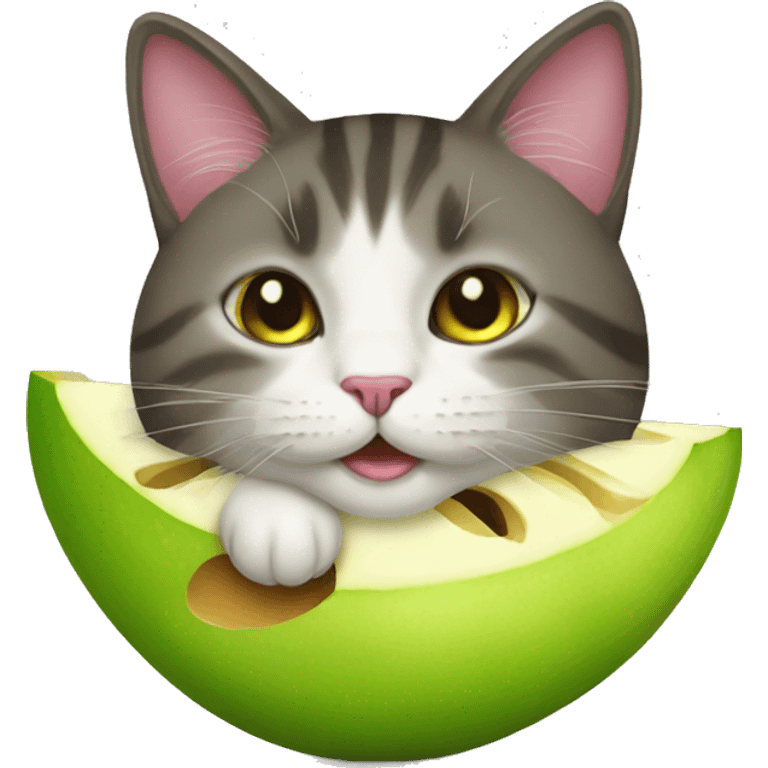 Apple cat emoji