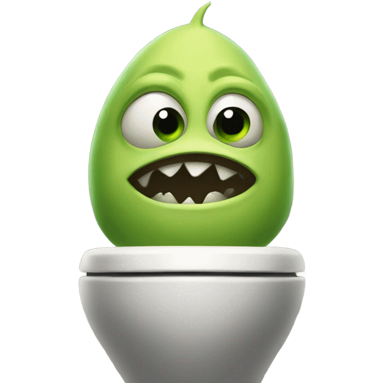 Sherk in a toilet emoji