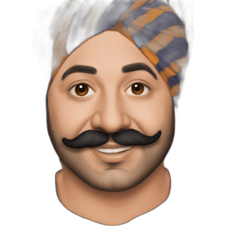 Daler mehndi prison stripes emoji