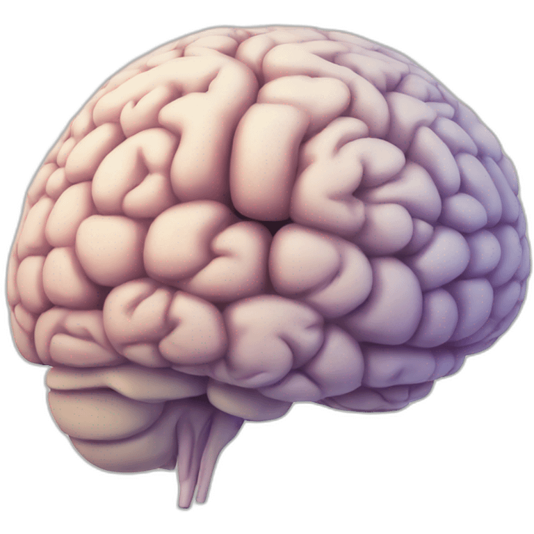 brain with details emoji