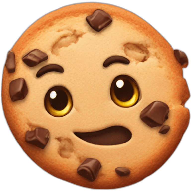 flying cookie emoji