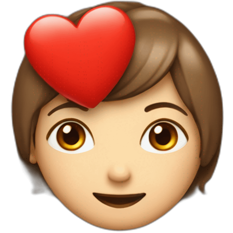 A red heart with "my wife" written in the middle of it emoji