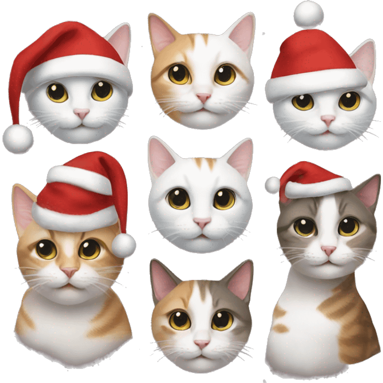 13 christmas cats emoji