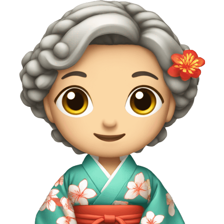 traditional kimono emoji