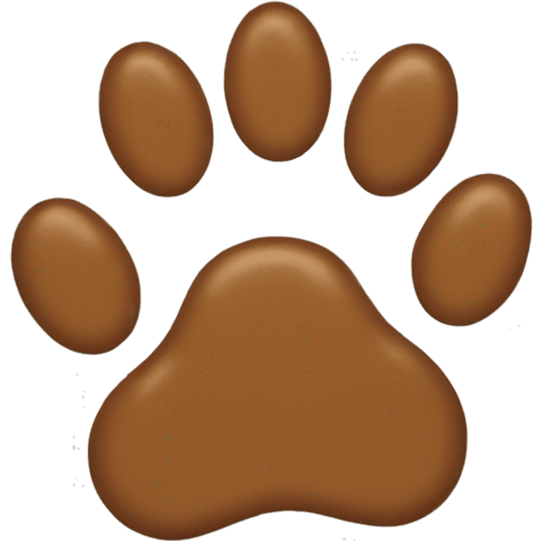 Dog paw  emoji