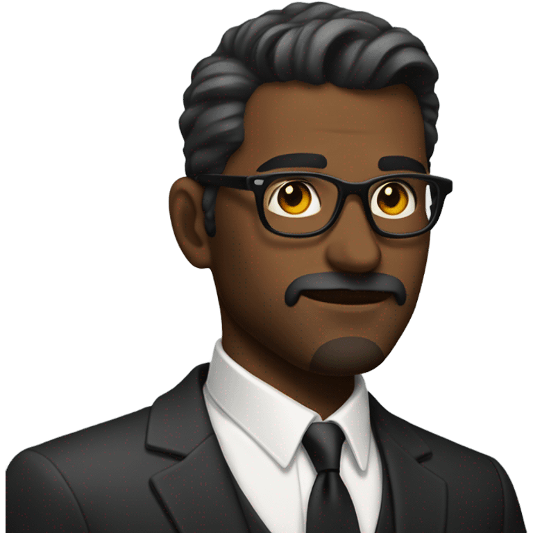 portrait of a stylish man emoji