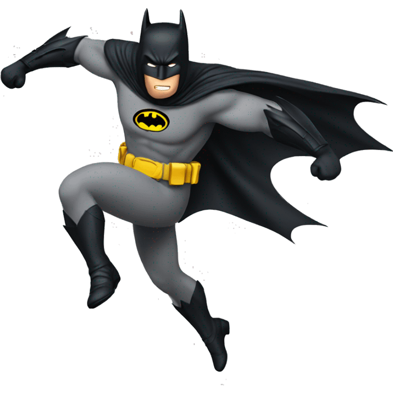 Batman jumping emoji