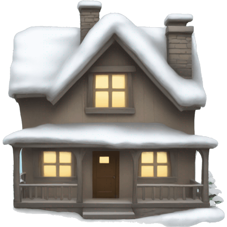 Winter home emoji