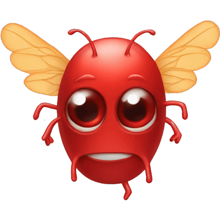 Germ with wings red emoji