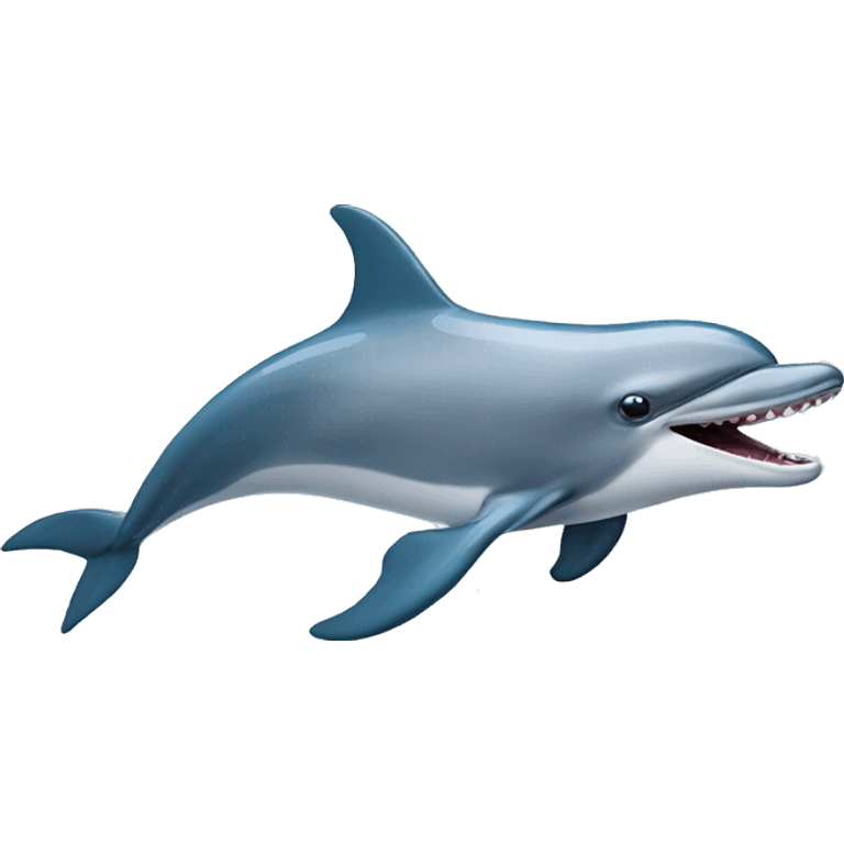 Dolphin with mouth open emoji