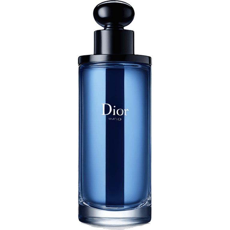 blue men’s dior perfume cylinder black top emoji