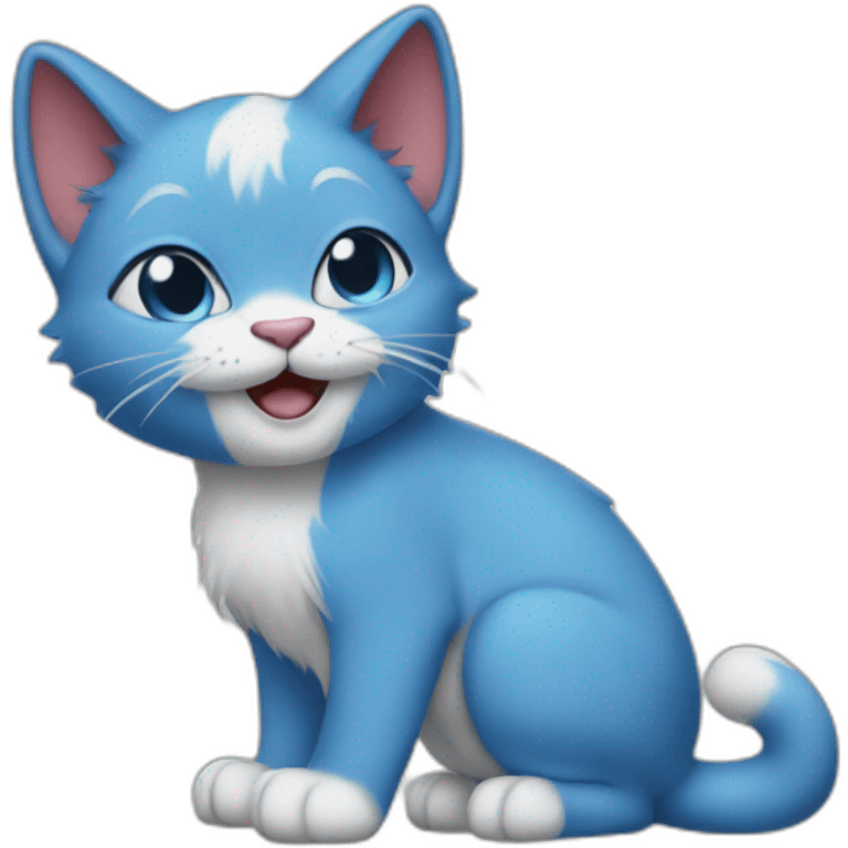 Smurf cat emoji