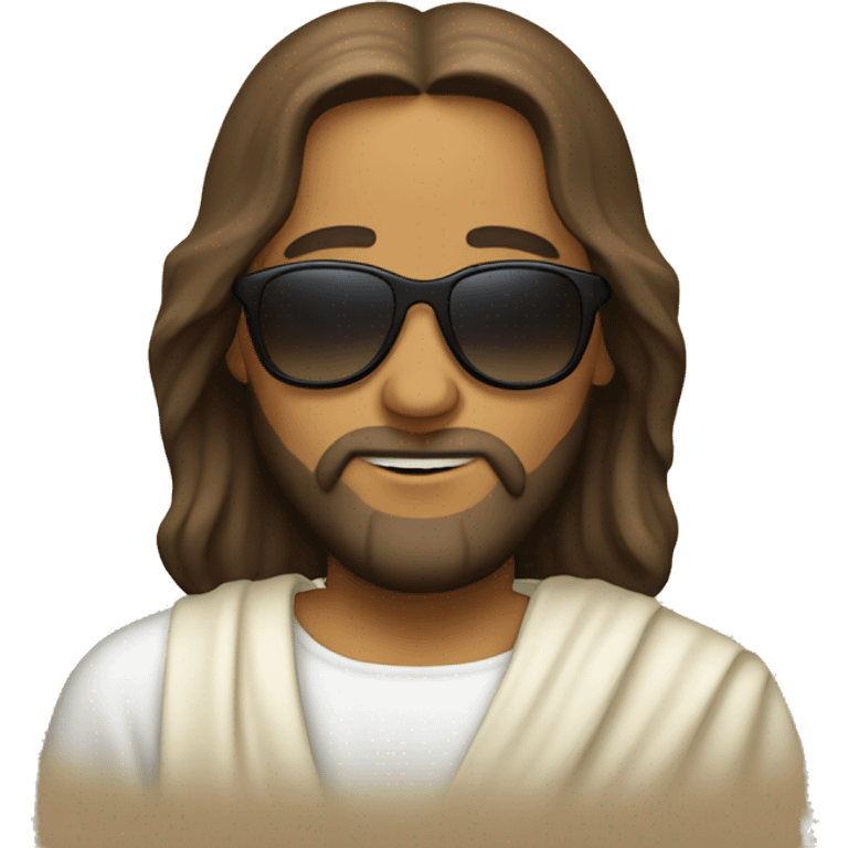 jesus with sunglasses emoji