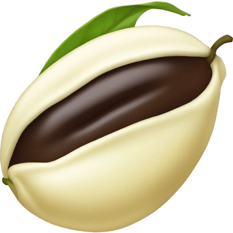 Juicy vanilla pod emoji