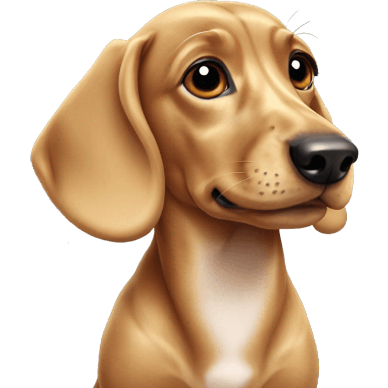 marble dachshund emoji