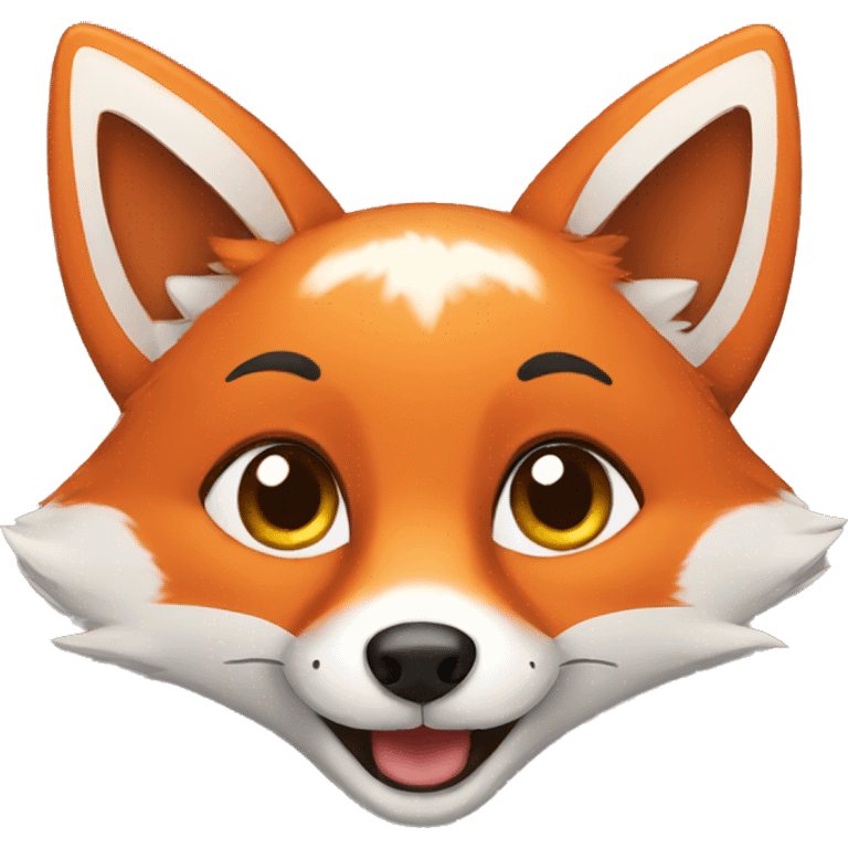 happy fox emoji