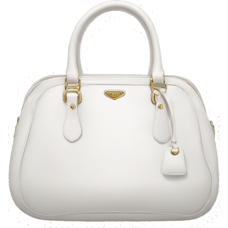 white prada bag emoji