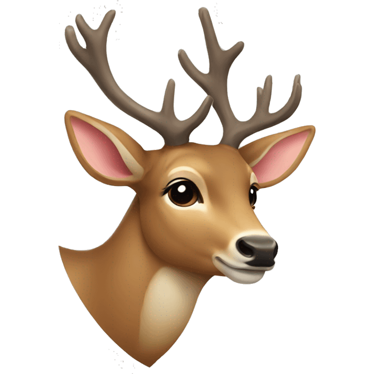 deer with a bow emoji