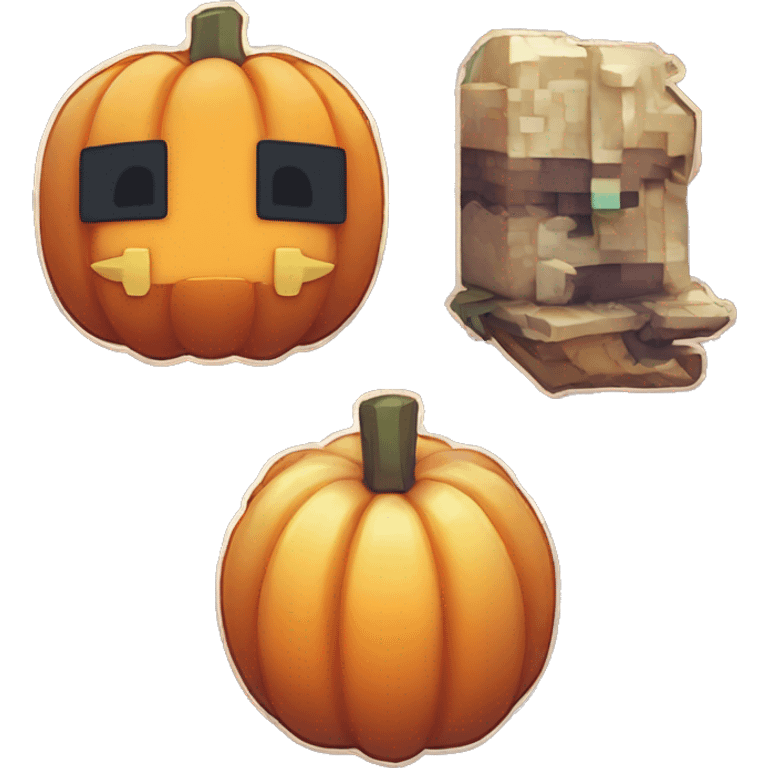 pokemon pumpkin minecraft badge medal future cute emoji