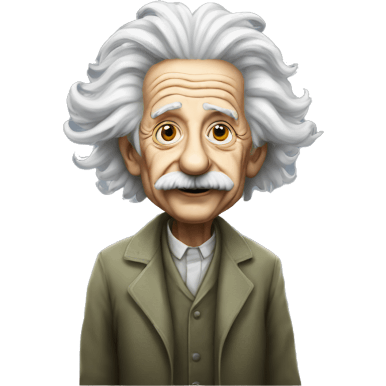 Alien Albert Einstein  emoji