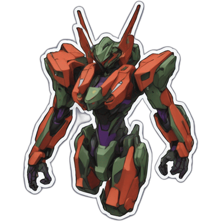 evangelion unit 01 sticker emoji