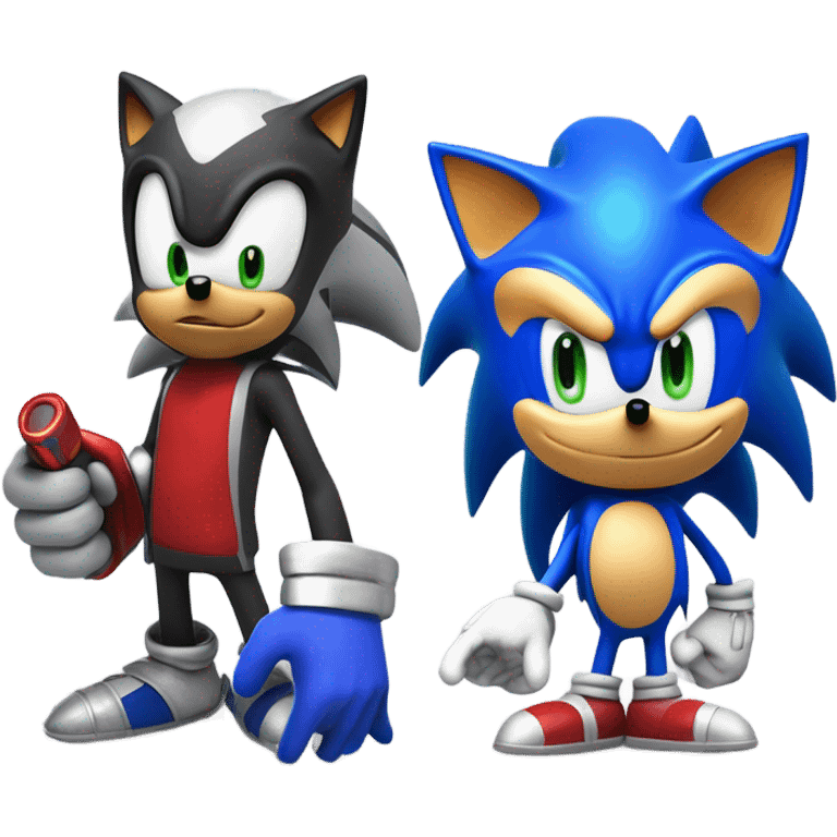 Sonic shadow the hedgehog emoji