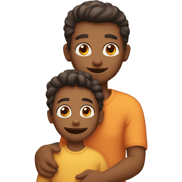 dad with kid emoji