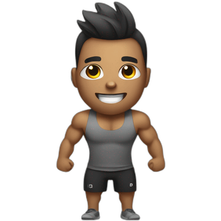 Gym addict emoji