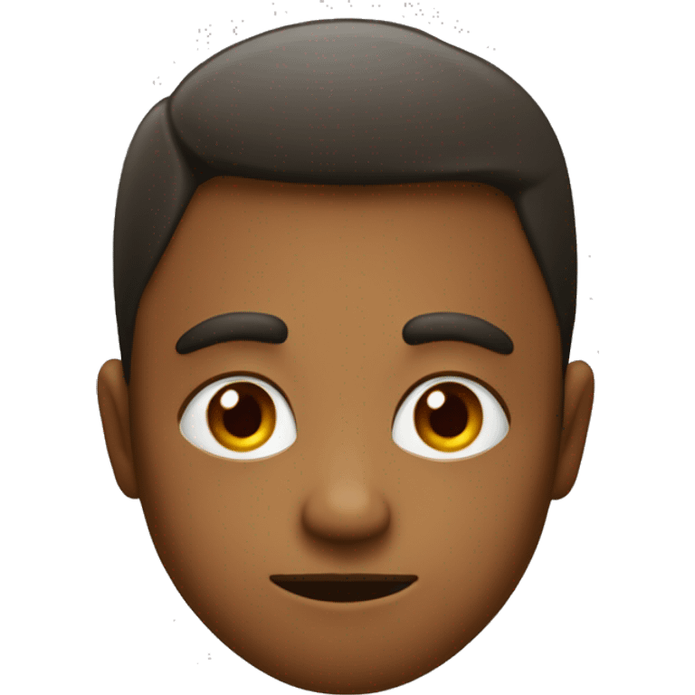 Visage qui rougie mais sans savoir quoi dire emoji