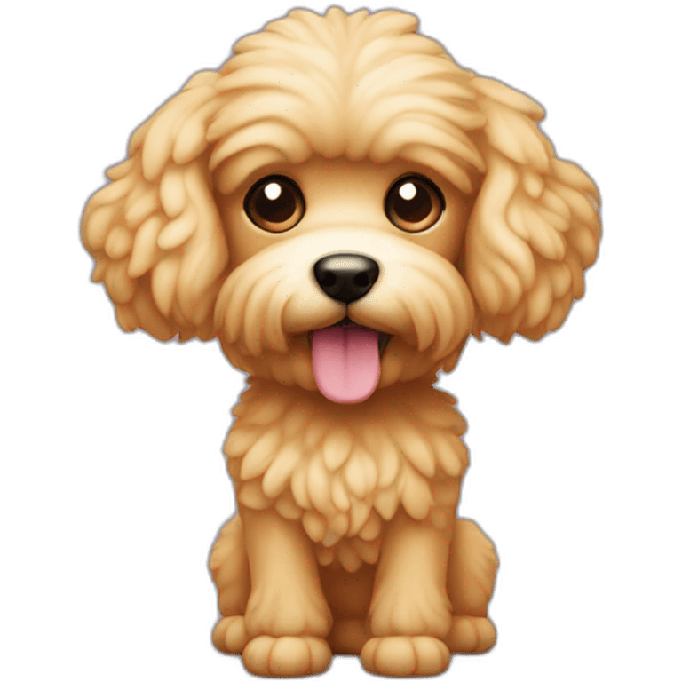 Caniche toy apricot emoji