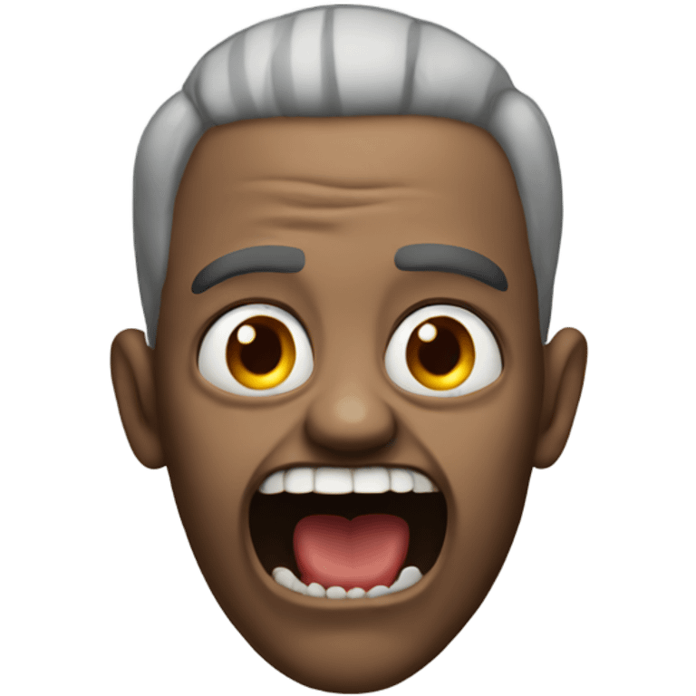 terrifying guy emoji