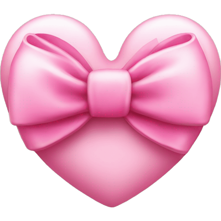 A heart with a pink bow emoji