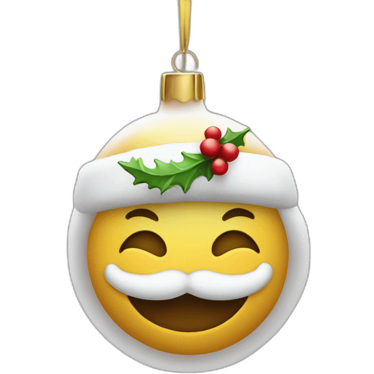 Christmas decoration, toy emoji