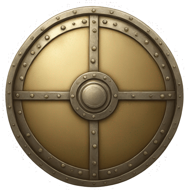 Greek shield round emoji