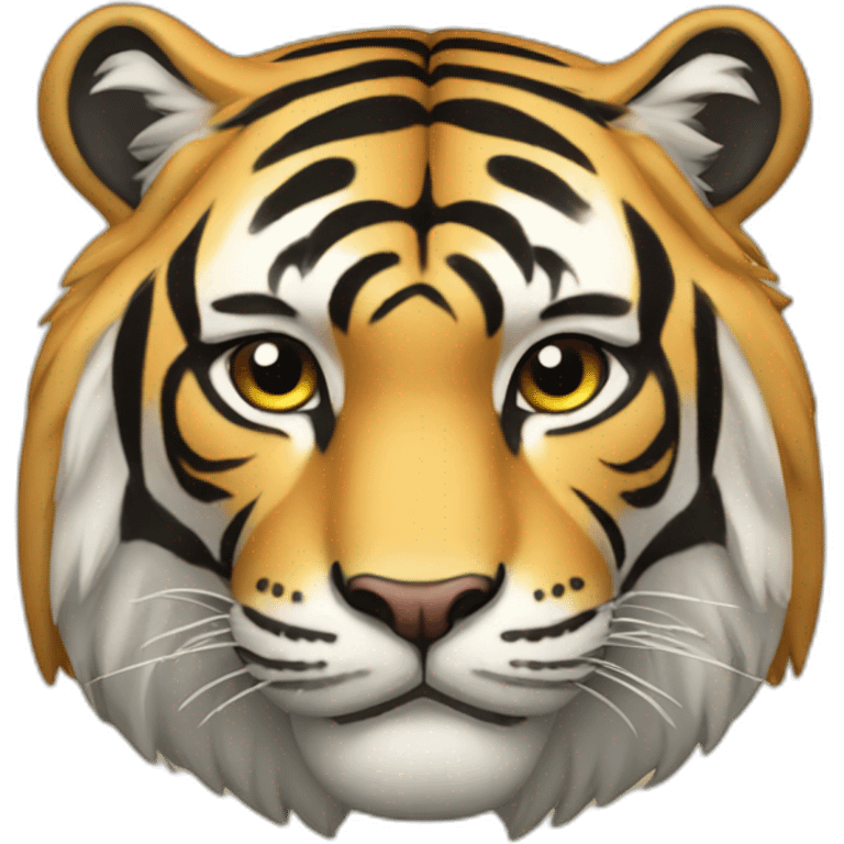 King fu tiger club emoji