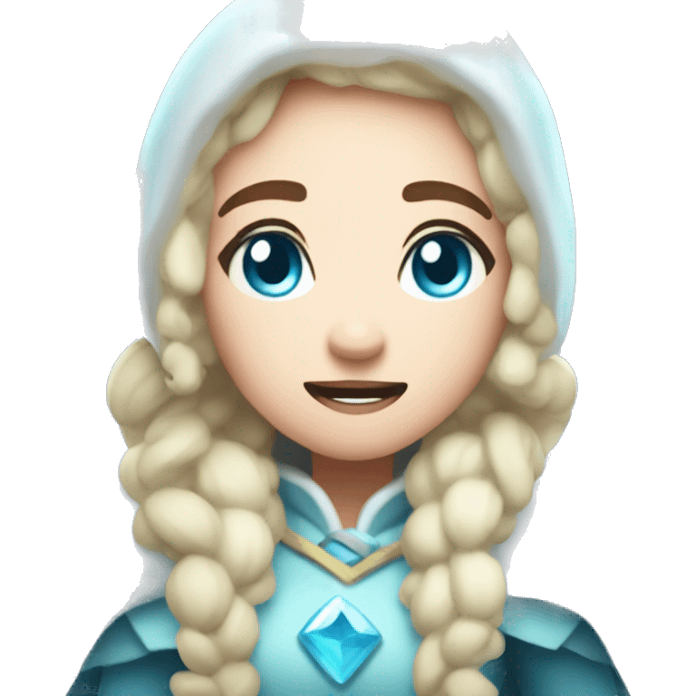 Frost queen in Cookie run Kingdom emoji