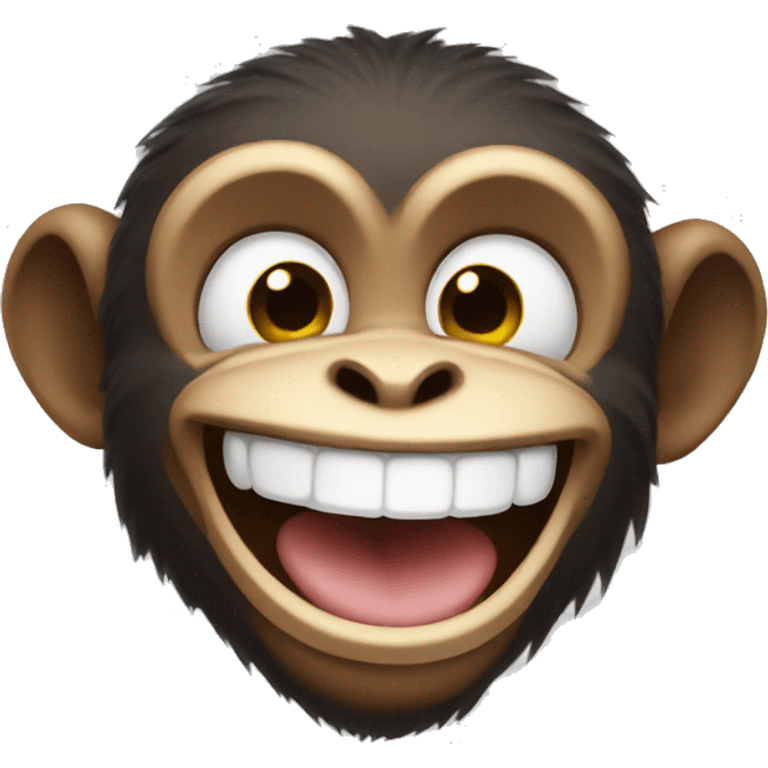 Laughing monkey emoji