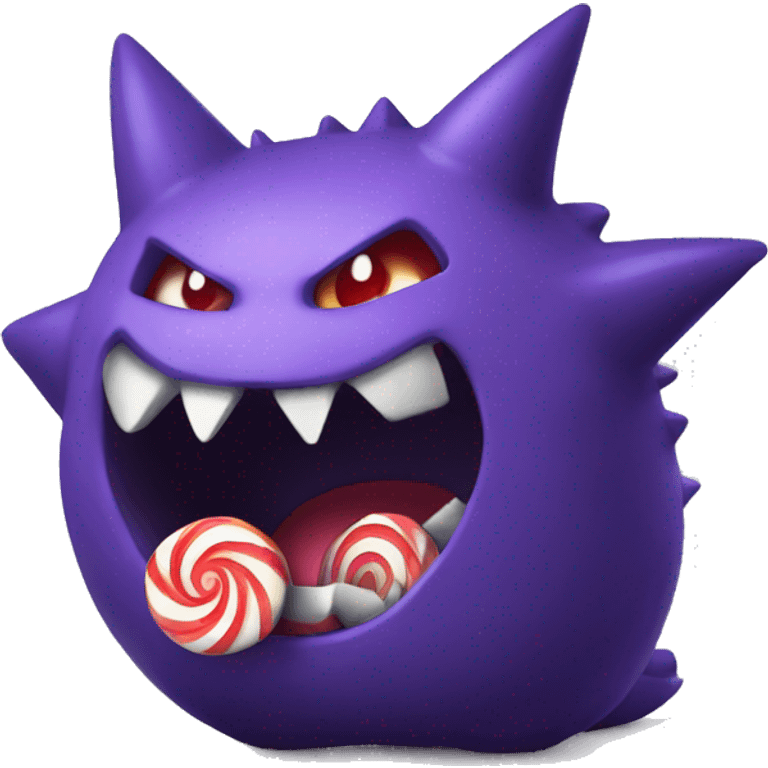 Gengar eating candy  emoji