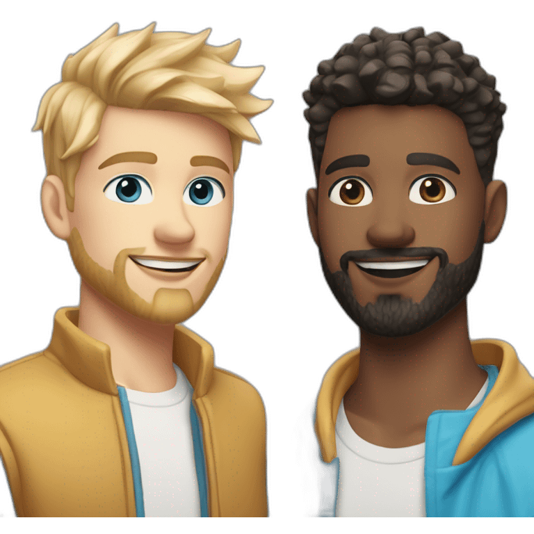 blond-guy-with-taper-fade,-straight-tiktok-guy-front-and-top-of-hair-and-dark-blonde-beard-and-blue-eyes-and-big-nose-and-scarf-on-the-middle-of-forehead emoji