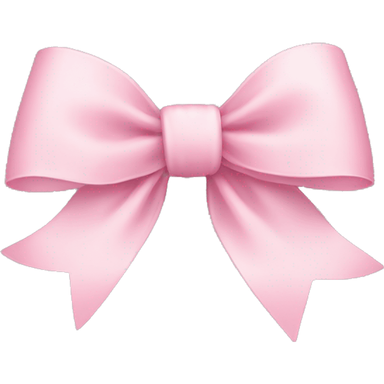 light pink ribbon bow emoji