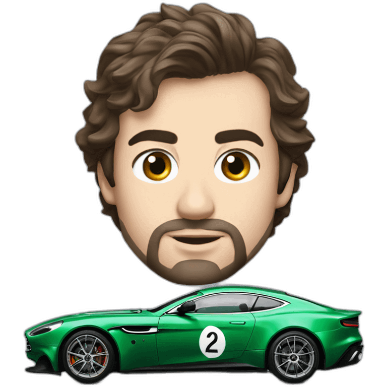 fernando alonso f1 green aston martin emoji