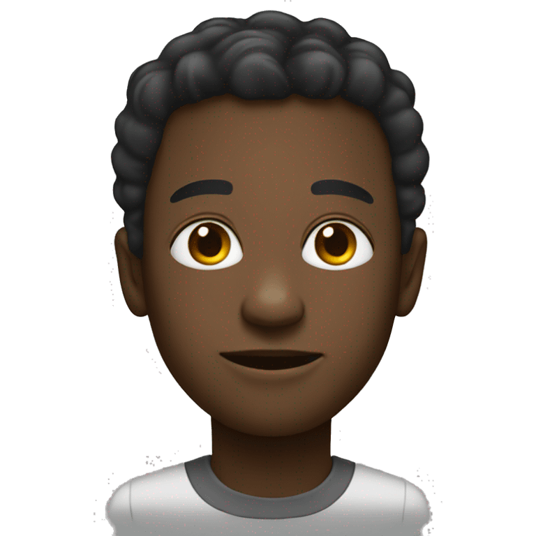 black ai emoji man an emoji