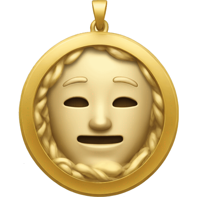 Golden Pendant  emoji