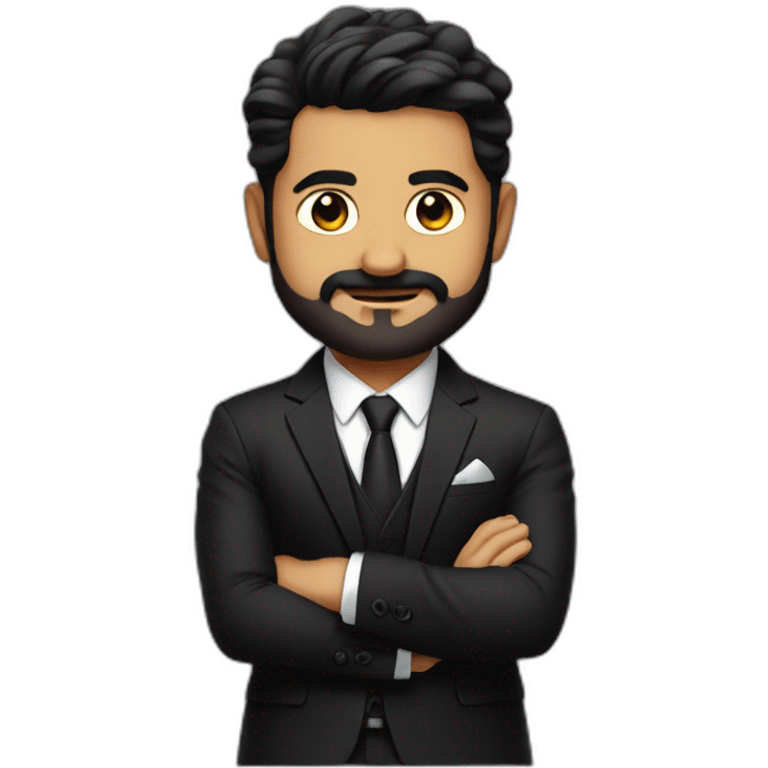 Jr NTR in black suit emoji