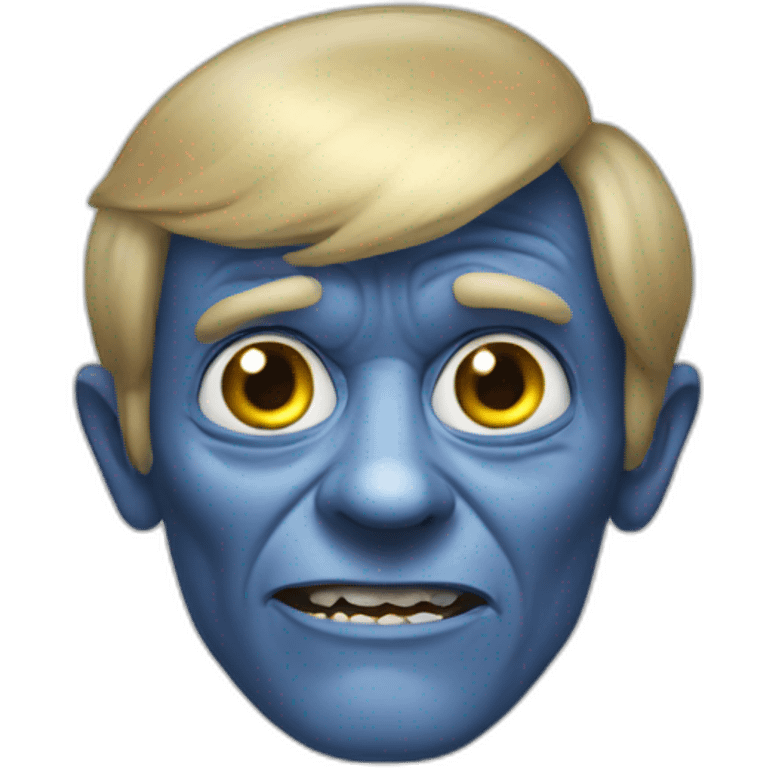 donald tusk as an alien emoji