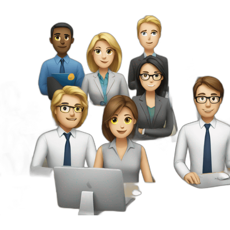 office team working emoji