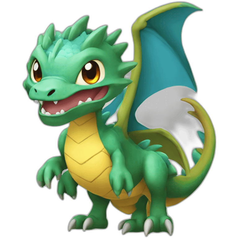 Dracofeu pokémon emoji