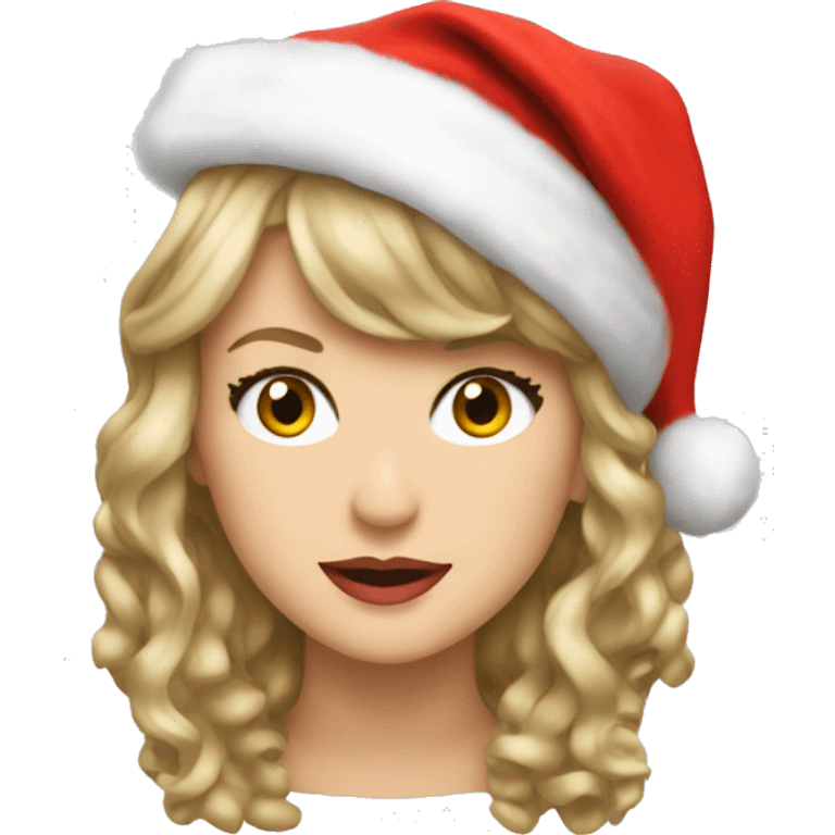 taylor swift as santa  emoji