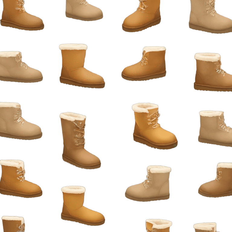 aesthetic fall ugg boots emoji